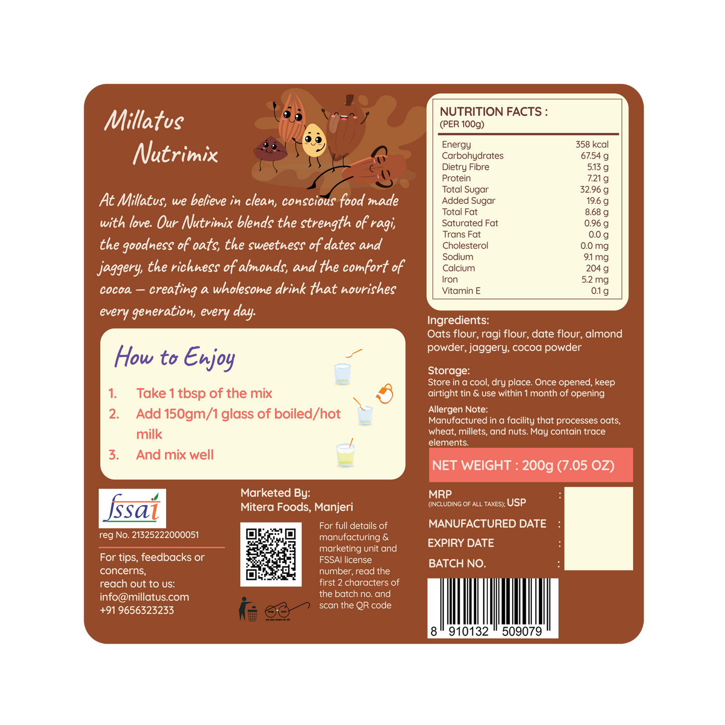 Nutrimix Chocolate Flavour